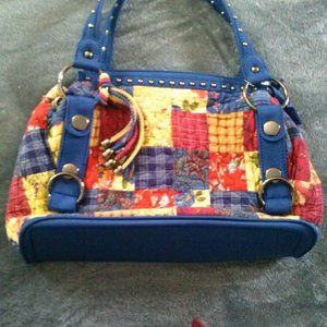 Donna Sharp Handbag / Patchwork Design